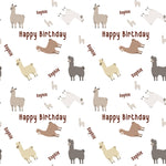 Alpacas Alpaca Personalised Birthday Wrapping Paper