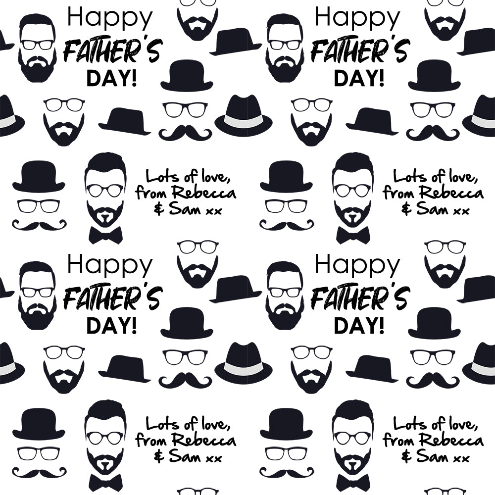 Mustache gift wrap deals
