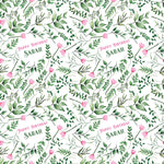 Pink Poppy Personalised Birthday or Mother's Day Wrapping Paper - Large Sheet