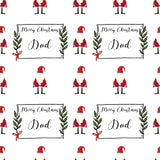 Santas Christmas Personalised Wrapping Paper - Large Sheet
