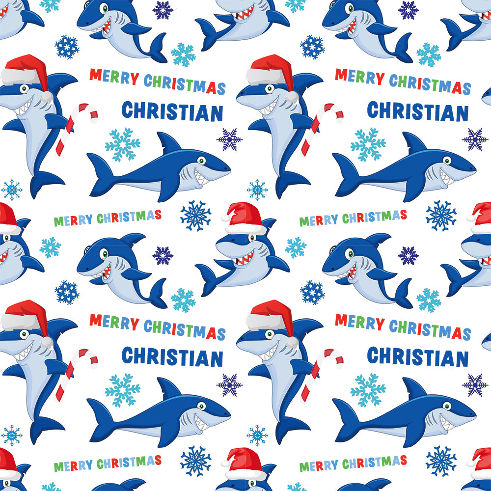 Shark wrapping paper deals