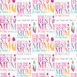 Personalised Mother's Day Best Mum Wrapping Paper
