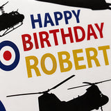 a birthday message for Robert, with the text "HAPPY BIRTHDAY ROBERT" prominently displayed.