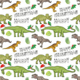 Dinosaurs Dino Personalised Christmas Wrapping Paper