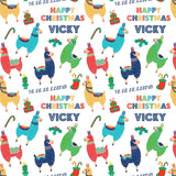 personalised llama wrapping paper, Christmas Wrap Multiple Sizes 90gsm.