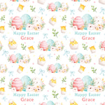 Easter Eggs Personalised Wrapping Paper - Large sheet