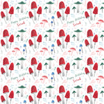 Toadstool Personalised Birthday Wrapping Paper