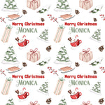 Scandi Christmas Gift Personalised Wrapping Paper