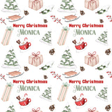 Scandi Christmas Gift Personalised Wrapping Paper