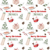 Scandi Christmas Gift Personalised Wrapping Paper
