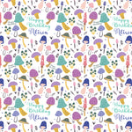 Mushroom Personalised Birthday Wrapping Paper