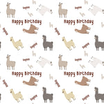 Alpacas Alpaca Personalised Birthday Wrapping Paper
