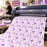 Birthday Personalised Wrapping Paper- Add A Name and Age - Available in different colours