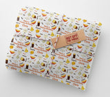 Cheese Birthday Personalised Wrapping Paper