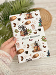Vintage Coffee Personalised Birthday Wrapping Paper - Large Sheet
