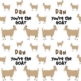 You're The Goat Personalised Birthday Wrapping Paper