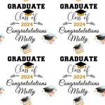 Graduation Personalised Birthday Wrapping Paper Grad Gift Wrap, Uni College University Leavers, Congratulations, Well Done, Son Daughter Grandson Student