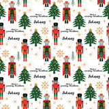 Nutcracker and Mouse Christmas Personalised Wrapping Paper - Large Sheet