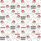 Secret Santa Christmas Personalised Wrapping Paper - Large Sheet