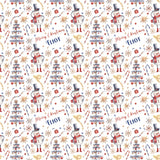 Snowman Christmas Personalised Wrapping Paper - Large Sheet