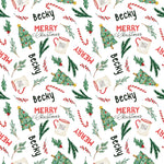 Snuggle Season Christmas Personalised Wrapping Paper - Large Sheet