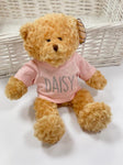 Teddy Bear (30cm) With Personalised T-Shirt - Add text or an image to the front or back