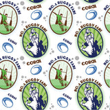 Personalised Rugby Wrapping Paper, Multiple Sizes, Matt. 90gsm Recyclable