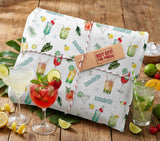 Personalised Cocktails Drinks Gin Birthday For Her Pina Colada Sunset Daiquiri Mojito Martini Wrapping Paper (Recyclable)