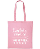 Crafting Tote Bag Cotton Shopper CRAFTERS CRAFT Personalised Text Reusable