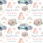 Happy Ever After Wedding Personalised Wrapping Paper