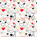 10 Year Wedding Anniversary Personalised Wrapping Paper