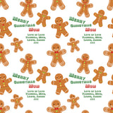 Gingerbread Man Personalised Christmas Wrapping Paper