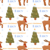 Reindeer Christmas Personalised Wrapping Paper