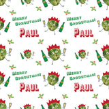 Sprouts Personalised Christmas Wrapping Paper