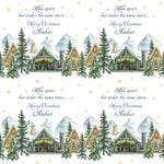 Across The Miles Personalised Christmas Wrapping Paper