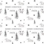 Elephants Personalised Christmas Wrapping Paper