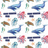 Under The Sea Personalised Birthday Wrapping Paper