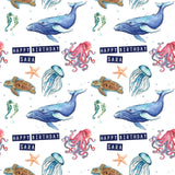 Under The Sea Personalised Birthday Wrapping Paper