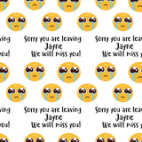 Sorry You're Leaving Personalised Wrapping Paper