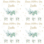 Eucalyptus Wreath Personalised Mother's Day Wrapping Paper