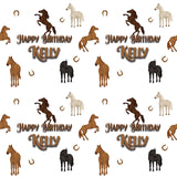 Horses Personalised Birthday Wrapping Paper