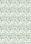 Pink Poppy Personalised Birthday or Mother's Day Wrapping Paper - Large Sheet