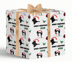 Karate Personalised Christmas Wrapping Paper