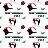 Karate Personalised Christmas Wrapping Paper