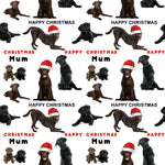 Labrador Dog Personalised Christmas Wrapping Paper