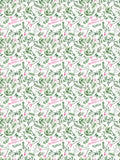 Pink Poppy Personalised Birthday or Mother's Day Wrapping Paper - Large Sheet