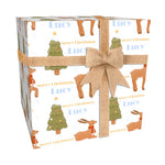 Reindeer Christmas Personalised Wrapping Paper