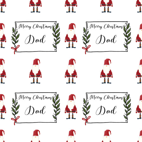 Santas Christmas Personalised Wrapping Paper - Large Sheet