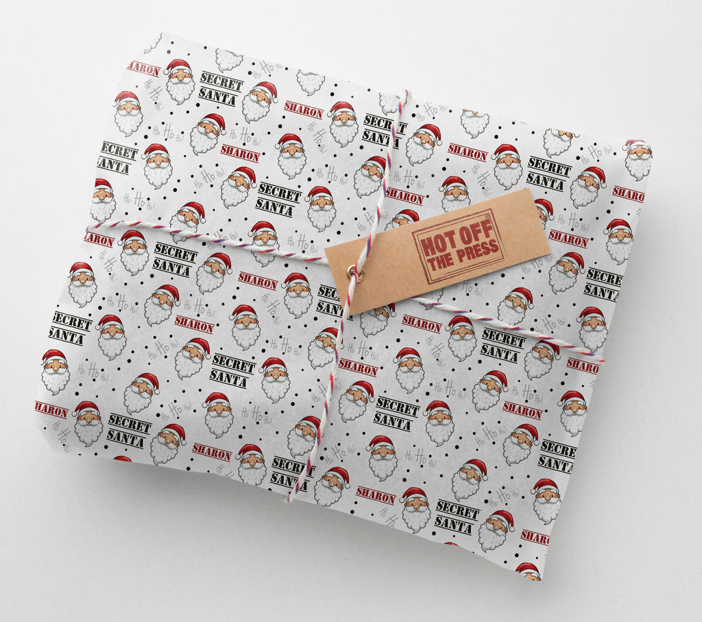 Secret Santa Wrapping Paper