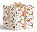 Tigers and Snowmen Christmas Personalised Wrapping Paper